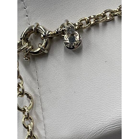 J. Crew Two Tone Light Dark Green Cabochon Gold Tone Statement Necklace - Picture 11 of 14